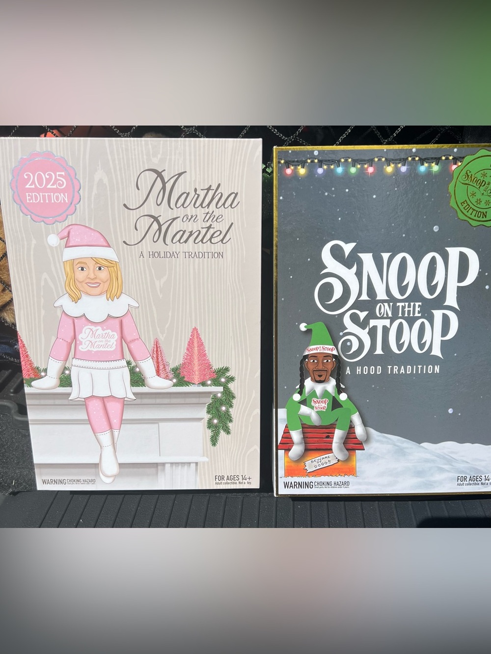 "Martha on the Mantel" and “Snoop on the Stoop” Holiday Decor 2025 Edition, NIB